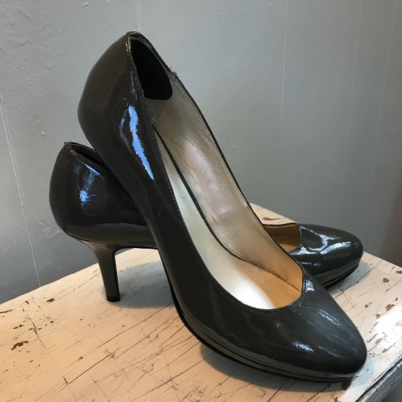 Etienne Aigner Shoes - Etienne Aigner Grey Size 9.5 Heels